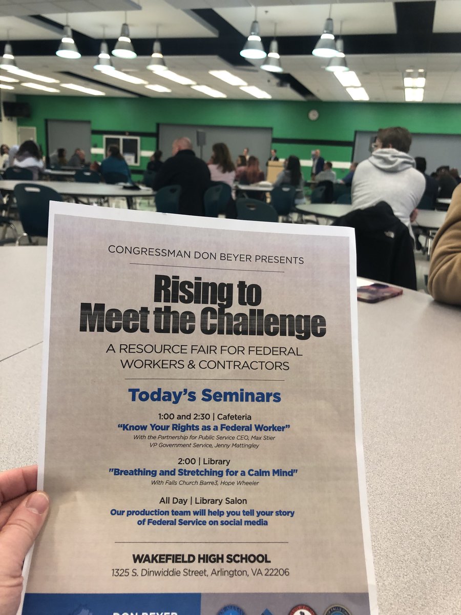 Thank you to Troop #6997 from Girl Scouts of Nation’s Capitol Council for supporting federal workers with yummy cookies at today’s resource fair at Wakefield HS. 

<a href="/girlscouts/">Girl Scouts</a> <a href="/GSCNC/">Girl Scouts Nation's Capital</a>

<a href="/DonBeyerVA/">Don Beyer</a> <a href="/APSVirginia/">Arlington Public Schools</a> <a href="/ArlingtonVA/">Arlington County</a>  <a href="/washingtonpost/">The Washington Post</a> <a href="/arlnow/">Mxjd | Majd</a>