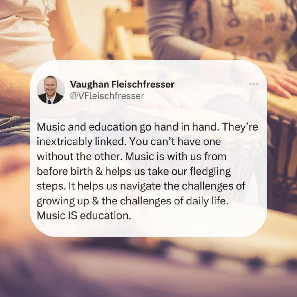 Music IS education.