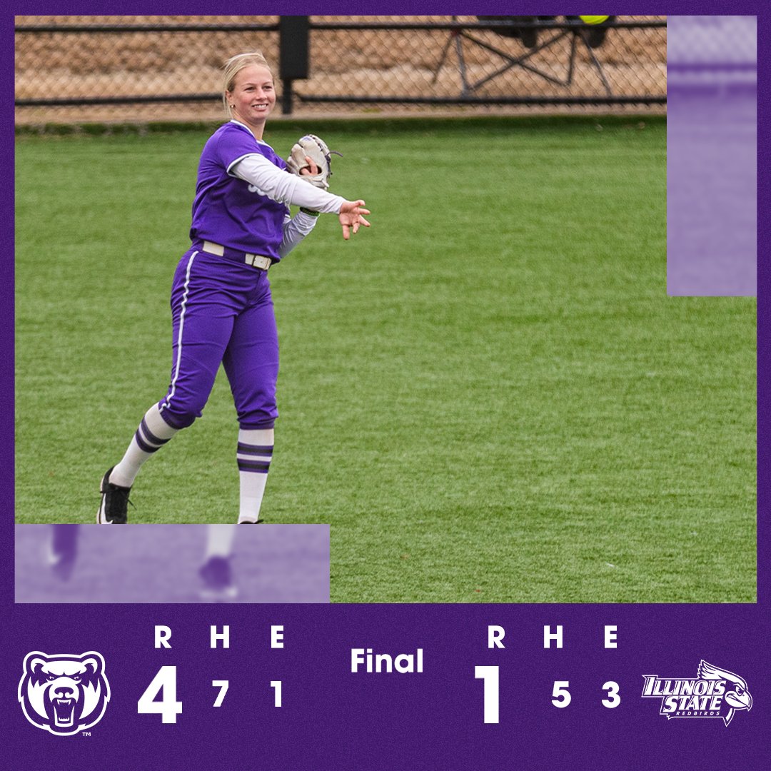 Final | BEARS WIN! Madge Layfield tosses the complete game, and we end Saturday with a DUB!

#BearClawsUp