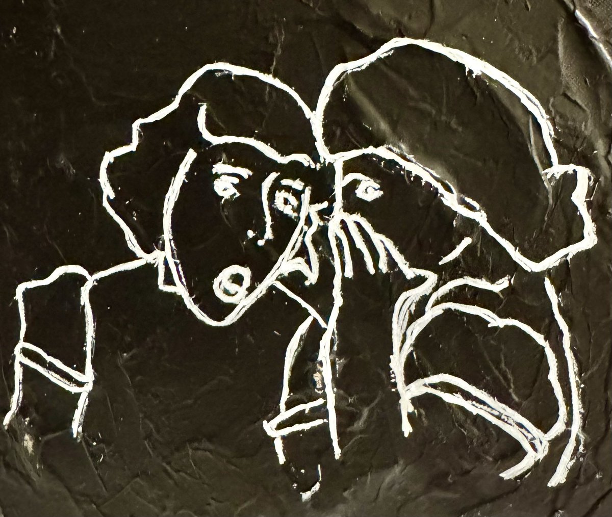 New artwork ‘Shhhh…! (08/03/25 acrylic on canvas) 

#HappyInternationalWomensDay