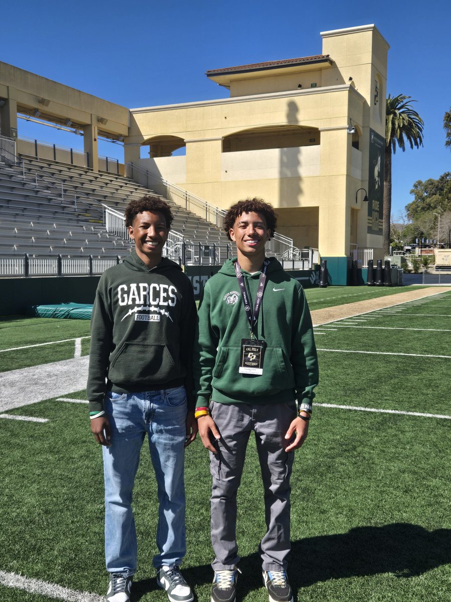 AM Beebe (@ambeebe_1) on Twitter photo Had a good visit at <a href="/calpolyfootball/">Cal Poly Football</a> and got to see everything it has to offer. <a href="/CoachJackCP/">Asa Jackson</a> <a href="/WPlemons/">Will Plemons</a> <a href="/CoachMHazelwood/">Matty Hazelwood</a> <a href="/NBAxCC/">CC</a> Had a good visit at <a href="/calpolyfootball/">Cal Poly Football</a> and got to see everything it has to offer. <a href="/CoachJackCP/">Asa Jackson</a> <a href="/WPlemons/">Will Plemons</a> <a href="/CoachMHazelwood/">Matty Hazelwood</a> <a href="/NBAxCC/">CC</a>