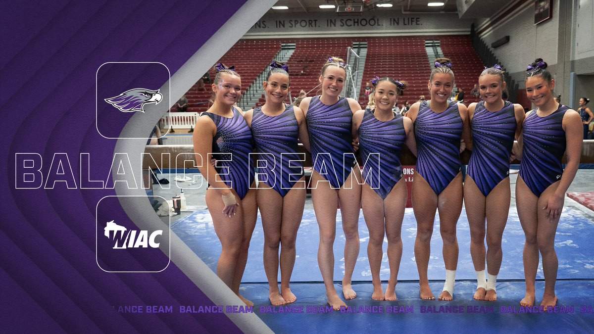 We're underway at the 2025 WIAC Championship/NCGA West Regional in La Crosse! The Warhawks are opening the championship on the balance beam
