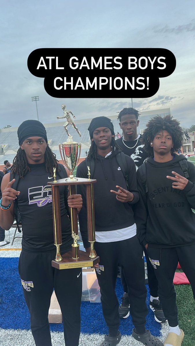 Huge day for your East Coweta Indians at Atlanta Games! Your lady Indians overcome alot of adversity to finish 4th of 33 teams! Your Boys finish 1st leaving with the crown of Atlanta Games Champions!