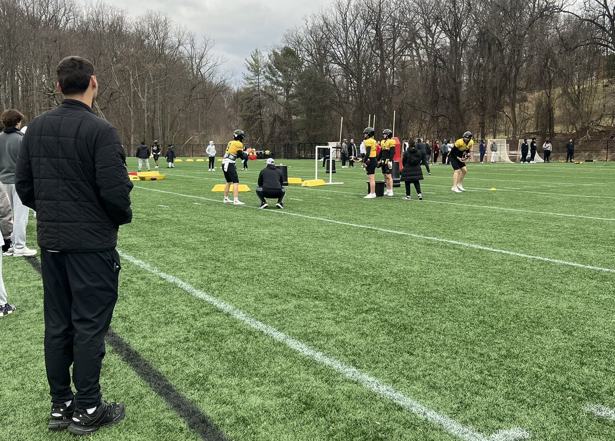 Big thanks to <a href="/Towson_FB/">Towson Football</a> for having me at the Junior Day! It was amazing to see such a focused and cohesive team in action. Huge shoutout to the players and coaches for taking the time to talk about the incredible program. Looking forward to what’s ahead! #Arete @neugs1288