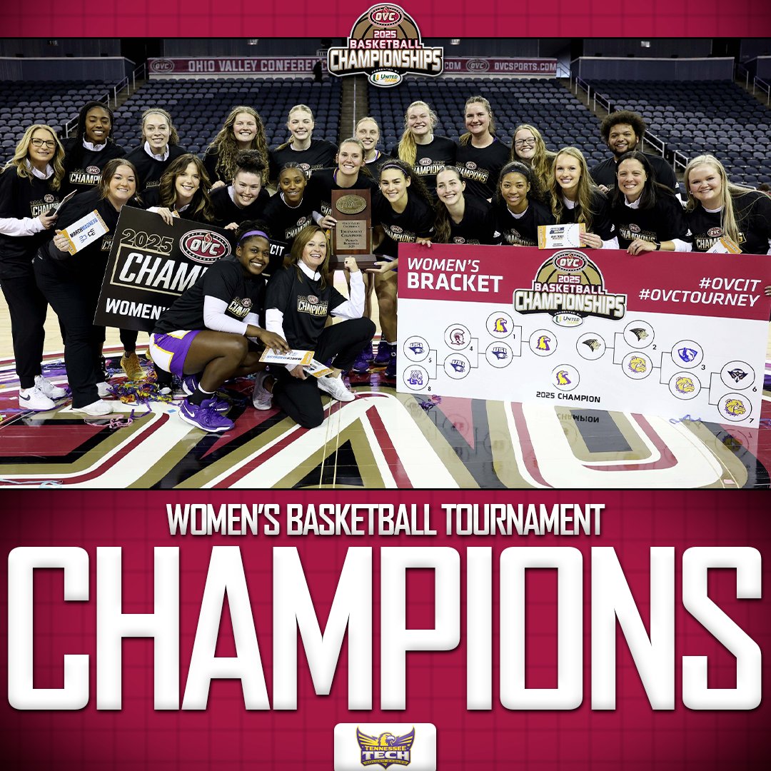 Ohio Valley Conference (@ovcsports) on Twitter photo ๐ง๐ข๐จ๐ฅ๐ก๐๐ ๐๐ก๐ง ๐๐๐๐ ๐ฃ๐๐ข๐ก๐ฆ๐
@ttuwbb ๐๐ถ๐ป๐ ๐ญ๐ณ ๐ด๐ฎ๐บ๐ฒ๐ ๐ถ๐ป ๐ฎ ๐ฟ๐ผ๐ to claim both the ๐ข๐ฉ๐ ๐ฟ๐ฒ๐ด๐๐น๐ฎ๐ฟ ๐๐ฒ๐ฎ๐๐ผ๐ป ๐๐ถ๐๐น๐ฒ and the ๐ข๐ฉ๐ ๐ง๐ผ๐๐ฟ๐ป๐ฎ๐บ๐ฒ๐ป๐ ๐๐ต๐ฎ๐บ๐ฝ๐ถ๐ผ๐ป๐๐ต๐ถ๐ฝโผ๏ธ
#WingsUp | #OVCTourney ๐ง๐ข๐จ๐ฅ๐ก๐๐ ๐๐ก๐ง ๐๐๐๐ ๐ฃ๐๐ข๐ก๐ฆ๐
@ttuwbb ๐๐ถ๐ป๐ ๐ญ๐ณ ๐ด๐ฎ๐บ๐ฒ๐ ๐ถ๐ป ๐ฎ ๐ฟ๐ผ๐ to claim both the ๐ข๐ฉ๐ ๐ฟ๐ฒ๐ด๐๐น๐ฎ๐ฟ ๐๐ฒ๐ฎ๐๐ผ๐ป ๐๐ถ๐๐น๐ฒ and the ๐ข๐ฉ๐ ๐ง๐ผ๐๐ฟ๐ป๐ฎ๐บ๐ฒ๐ป๐ ๐๐ต๐ฎ๐บ๐ฝ๐ถ๐ผ๐ป๐๐ต๐ถ๐ฝโผ๏ธ
#WingsUp | #OVCTourney