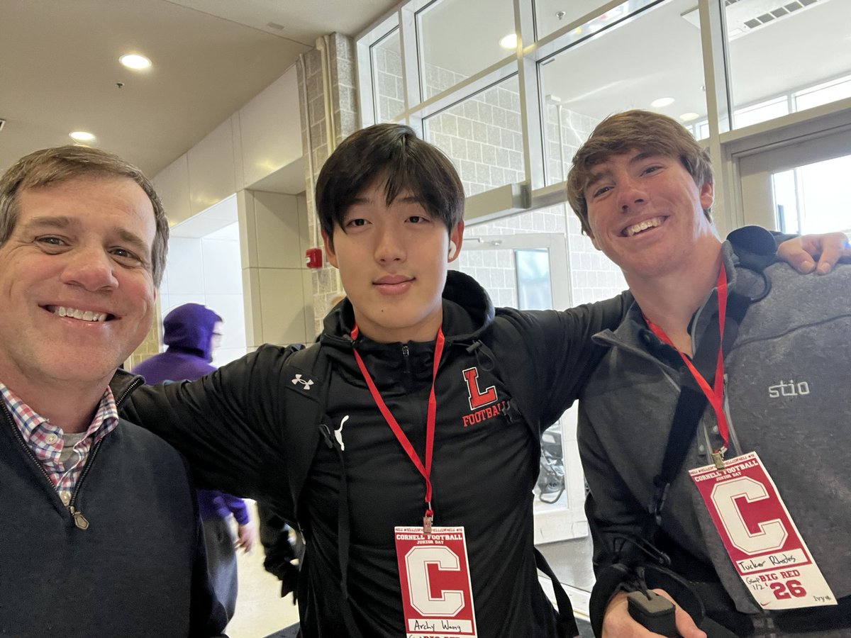 Gridiron Imports Foundation (@gridironimports) on Twitter photo Nice Gridiron Imports Family reunion at <a href="/BigRed_Football/">Cornell Football</a> Junior Day with <a href="/ChrisrhodesGA/">Chris rhodes</a> from our Board of Directors, Chinese Family Member <a href="/Archywangshibo/">Shibo (Archy) Wang</a>, and <a href="/tuckerrhodes47/">Tucker Rhodes</a>! Nice Gridiron Imports Family reunion at <a href="/BigRed_Football/">Cornell Football</a> Junior Day with <a href="/ChrisrhodesGA/">Chris rhodes</a> from our Board of Directors, Chinese Family Member <a href="/Archywangshibo/">Shibo (Archy) Wang</a>, and <a href="/tuckerrhodes47/">Tucker Rhodes</a>!