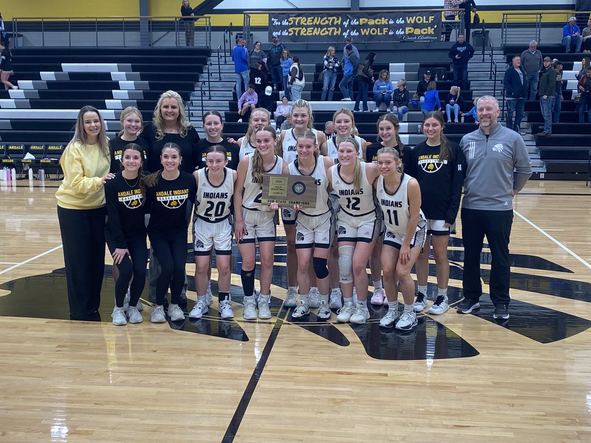 Varsity Girls Basketball 
Sub-State Final

Andale 48
Clearwater 33

State Bound!
