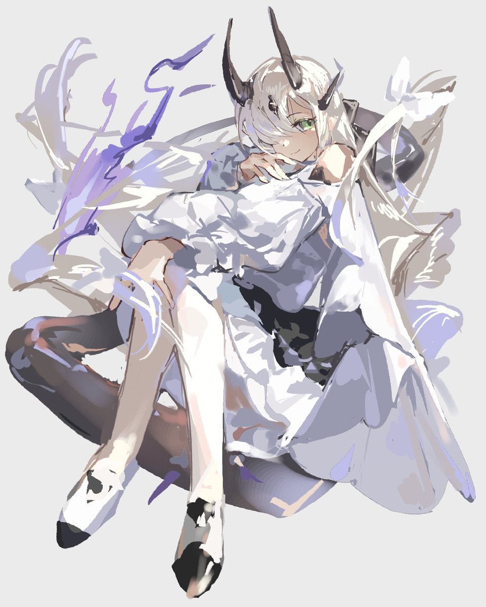 Trooopicalnight's tweet image. 🥰🥰💜
#爱布拉娜  #Eblana 
#Arknights #アークナイツ