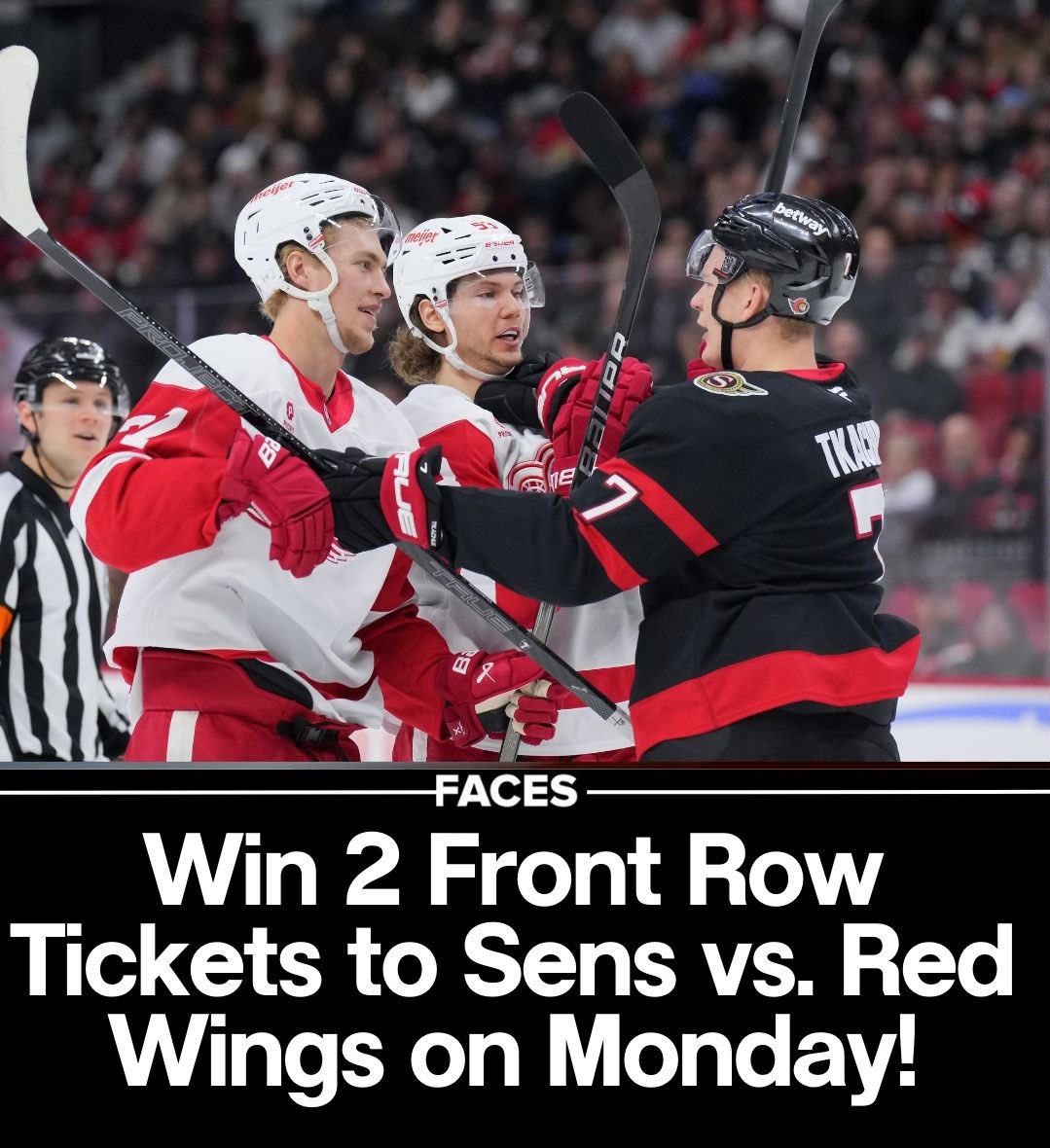 Faces Magazine (@facesottawa) on Twitter photo RT & Follow <a href="/facesottawa/">Faces Magazine</a> for your chance to win 2 Front Row Tickets to see #Sens vs #RedWings on Monday night! #GoSensGo #Ottawa RT & Follow <a href="/facesottawa/">Faces Magazine</a> for your chance to win 2 Front Row Tickets to see #Sens vs #RedWings on Monday night! #GoSensGo #Ottawa