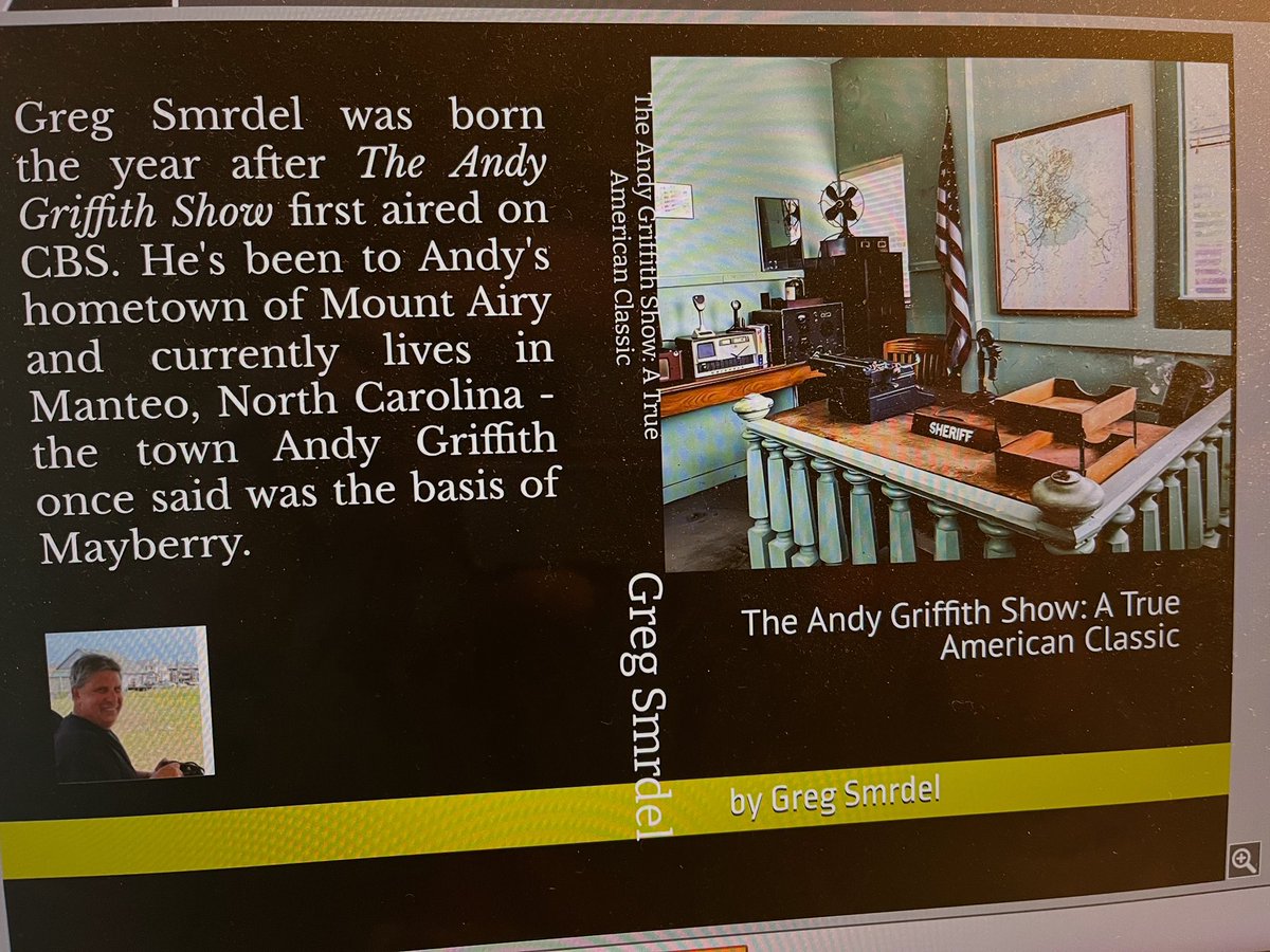 Front and back cover of current project.   #AndyGriffith   #ClassicTV