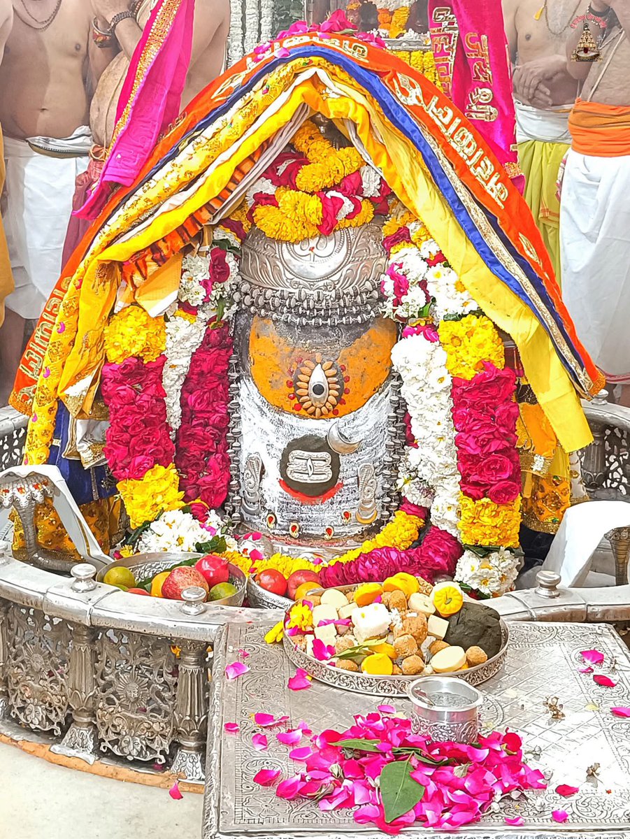 श्री  महाकालेश्वर ज्योतिर्लिंग जी के आज के भस्म आरती श्रृंगार दिव्य दर्शन 09.03.2025