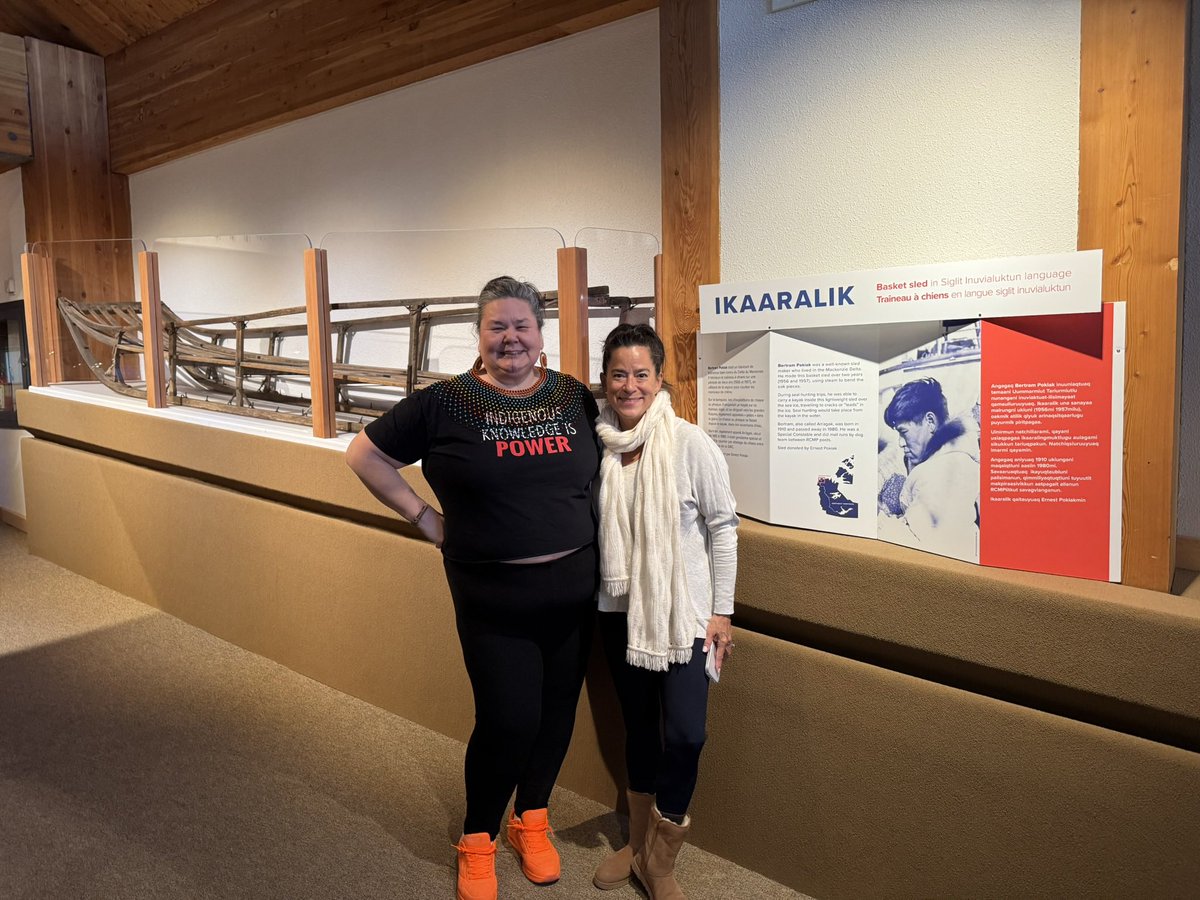 What a great way to start International Women’s Day. Giving <a href="/Puglaas/">Jody Wilson-Raybould (JWR), PC, OBC, KC 王州迪</a> a tour of our Prince of Wales Northern Heritage Centre, in Yellowknife NWT. It was sew nice to finally meet you in person. Keep shining!#yellowknifethroughmyeyes #PWNHC #Yellowknife #YZF #IWD2025