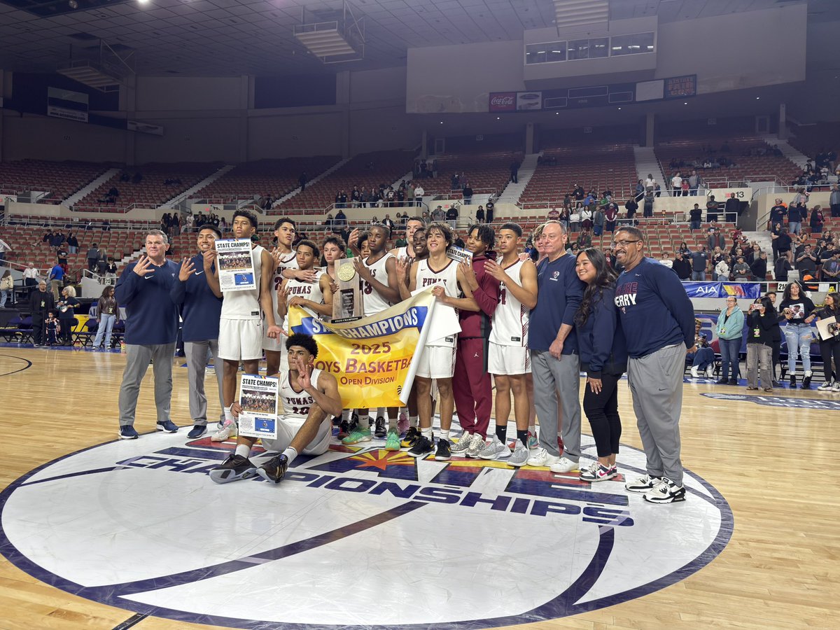 perry_pumas's tweet image. The 4-Peat is complete!!!
Congrats to Perry Basketball on their 4th consecutive State Championship!
No one else has won the Open Championship since its inception 3 years ago!
Puma Nation is so proud of @PerryPumaMBB! 
STUDENT-athletes in every sense!
@PerryPumas07 @CUSDAthletics