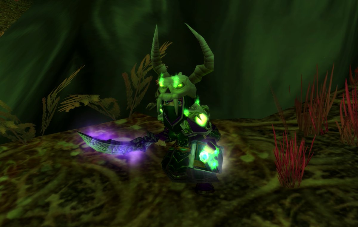 Nemesis is still my favorite set from vanilla. Finally got an off-hand (grimoire) to match
