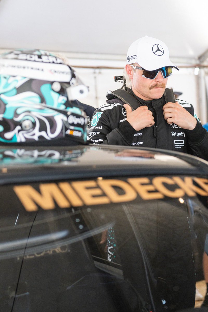 Valtteri Bottas back in a Mercedes at the 2025 Repco Adelaide Motorsport Festival. He marked his return to the Mercedes Formula 1 Team by driving a Mercedes-AMG GT Coupé and the Mercedes 190E DTM car. #AMF #F1 #DTM #Adelaide