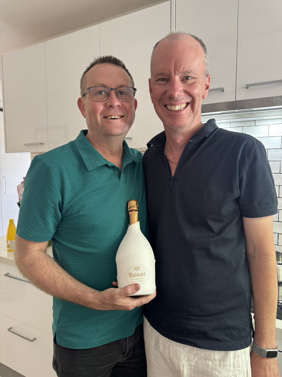 Happy birthday my love! <a href="/MaisonRuinart/">Ruinart</a> loved this champagne house when we visited there.