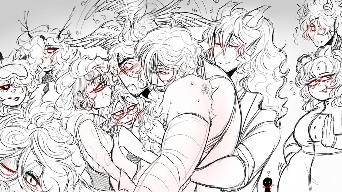 ScoutsWorld400's tweet photo. I will mention the fellow artists down in the comments!!!! ✨✍️🦆✨🥀 #oc #rf #thomas #doodles #rfthomas #noncanon #villainthomas #thomasver #wh #whau #rfwalden  #fanart #mentions RF GROUP HUG- 🦆✨❤️🫂🦆 Against RF Thomas's will- https://t.co/Od3Ya1so11
