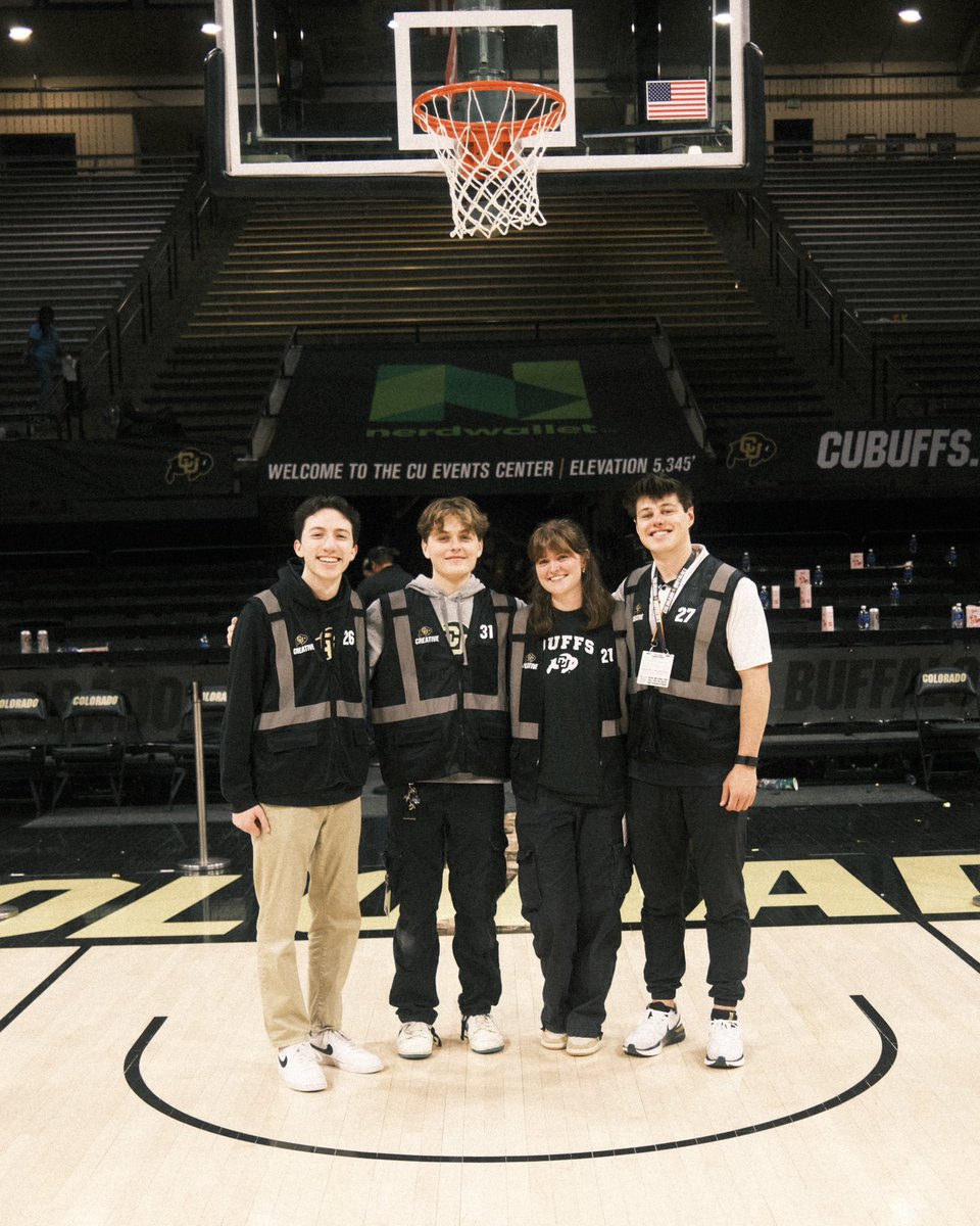 senior day squad 🎥🏀<a href="/CUBuffsMBB/">Colorado Men's Basketball</a>
