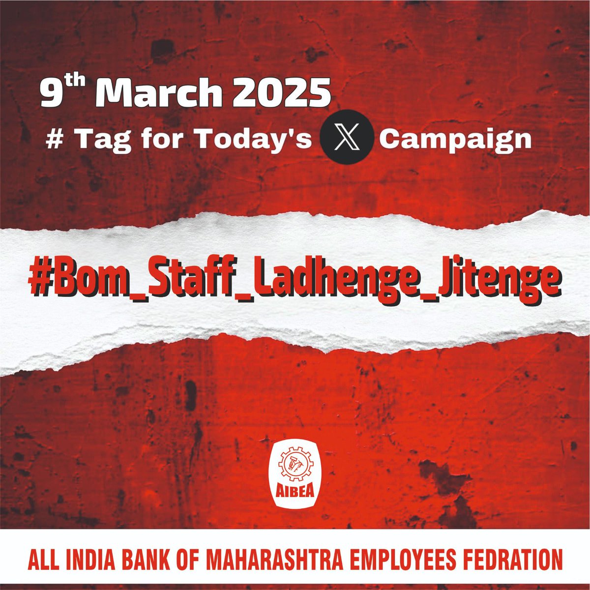 We Demand* 

#Bom_Staff_Ladhenge_Jitenge

<a href="/mahabank/">Bank of Maharashtra</a>
<a href="/DFS_India/">DFS</a>
<a href="/nsitharamanoffc/">Nirmala Sitharaman Office</a>
<a href="/official_SecDFS/">Office of Secretary DFS</a>
<a href="/nsitharaman/">Nirmala Sitharaman</a>
<a href="/EconomicTimes/">Economic Times</a>