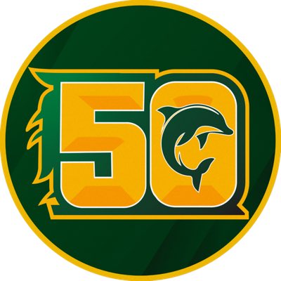 In conjunction with the “Rags” Scheuermann Memorial Tournament, Delgado is launching a commemorative logo to mark the 50th Anniversary of the state’s first junior college athletic program, featuring the familiar color scheme, Dolphin, &amp; the outline of the old English D logo.