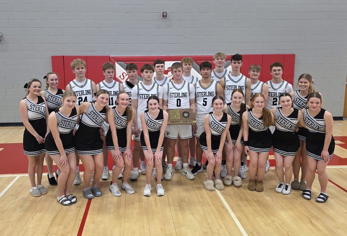 Sterling takes down Johnson-Stanton County this afternoon in the 2A Substate Championship 86-53. The Black Bears will advance to Manhattan to the 2A State Tournament with 3 losses. This is the 5th time in the past 6 years they have made it to the state tournament. #sportsinkansas