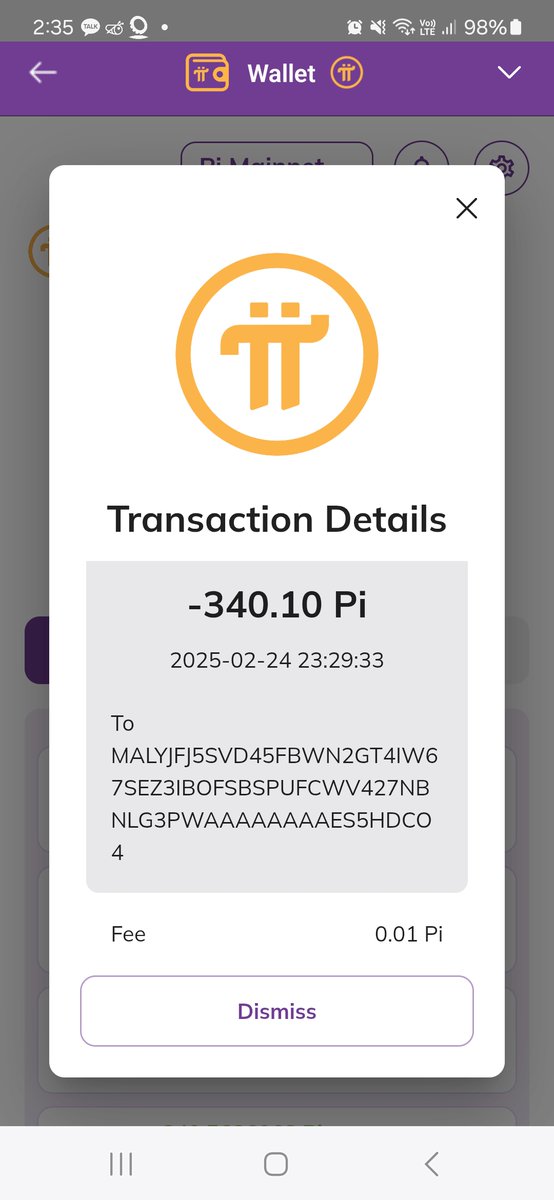 Please investigate this wallet address: MALYJFJ5SVD45FBWN2GT4IW67SEZ3IBOFSBSPUFCWV427NBNLG3PWAAAAAAAAES5HDCO4

This person steals my pi .
I am looking forwardto hearing from you.
Thanks a lot.