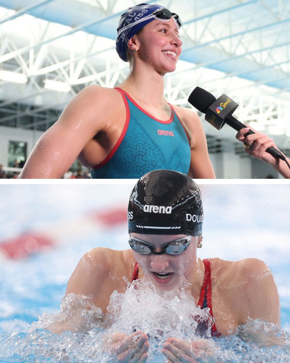 The Douglass Double™️ ✅

Kate Douglass just won the #TYRProSeries 200m breast (2:22.60) and the 50m free (24.62) roughly 45 minutes apart!