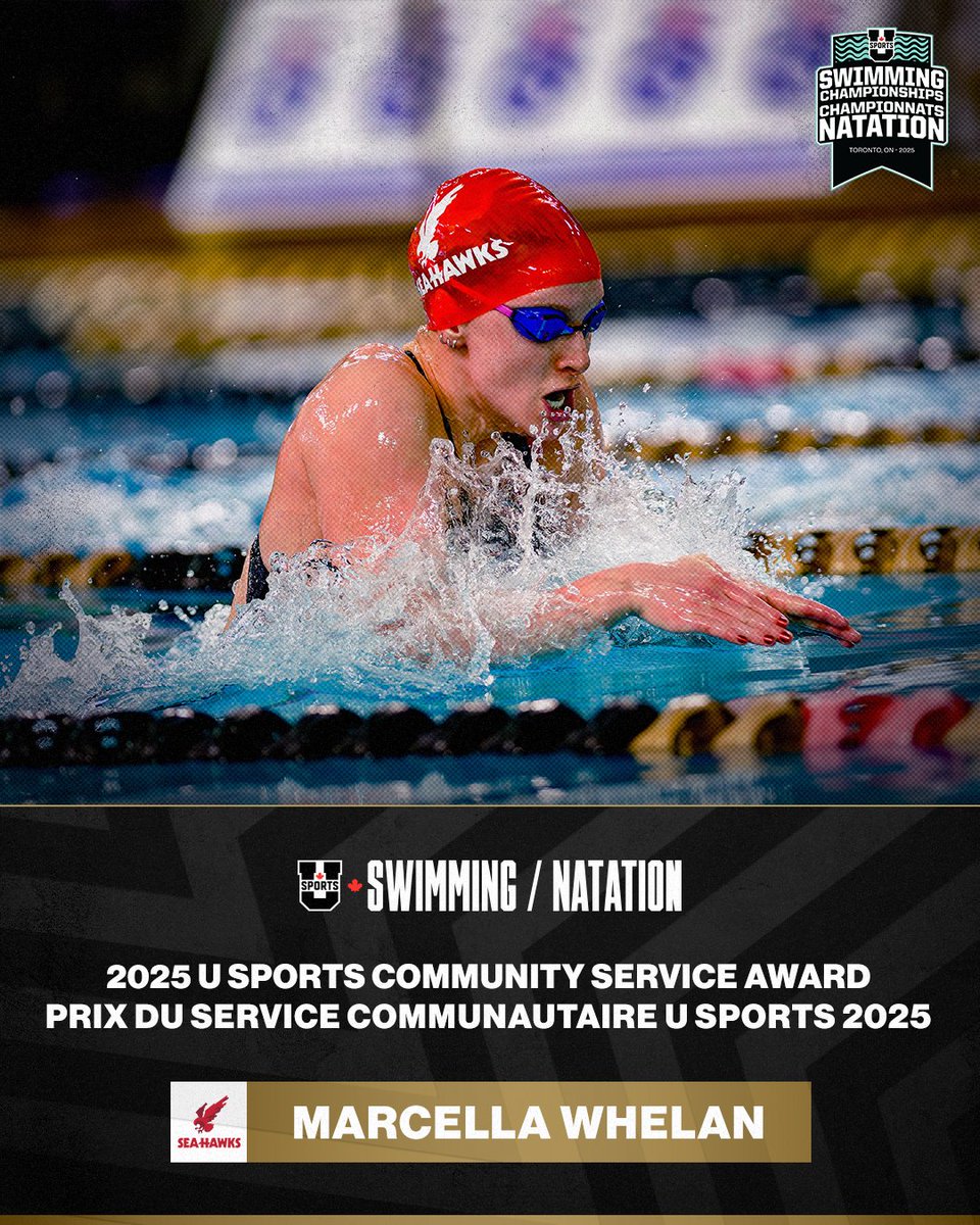 Marcella Whelan of the <a href="/MUNathletics/">Memorial Sea-Hawks</a>  wins the Student-Athlete Community Service Award!

Marcella Whelan de la <a href="/MUNathletics/">Memorial Sea-Hawks</a>  remporte le prix de service communautaire!

#ChaseTheGlory | #ViserHaut