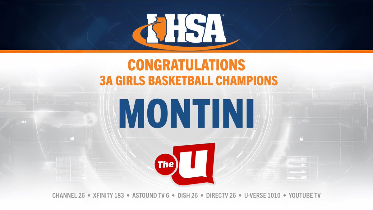 WCIU, The U (@wciu) on Twitter photo Congratulations <a href="/MontiniGirlsBsk/">LadyBroncoBasketball</a> - your <a href="/IHSA_IL/">Illinois High School Association #IHSA</a> 3A Champions!🏀🏆 #IHSA #TheU Congratulations <a href="/MontiniGirlsBsk/">LadyBroncoBasketball</a> - your <a href="/IHSA_IL/">Illinois High School Association #IHSA</a> 3A Champions!🏀🏆 #IHSA #TheU