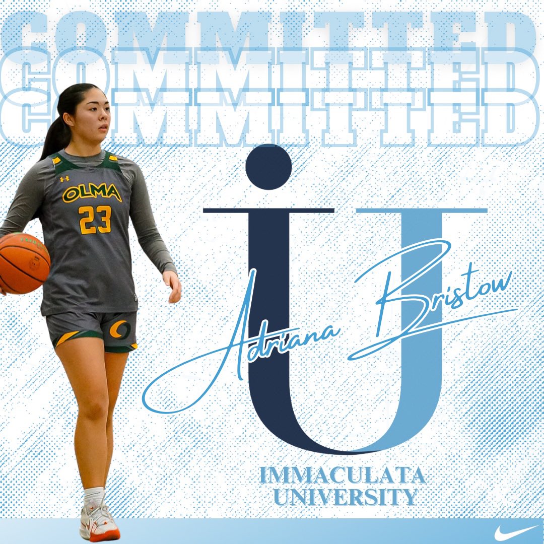 I’m so excited to announce that I will be continuing my academic and athletic career at Immaculata University!! I would like to thank my family and friends for helping me! I also want to thank all of my coaches and trainers for helping me become the player I am today! Go Macs!!💙