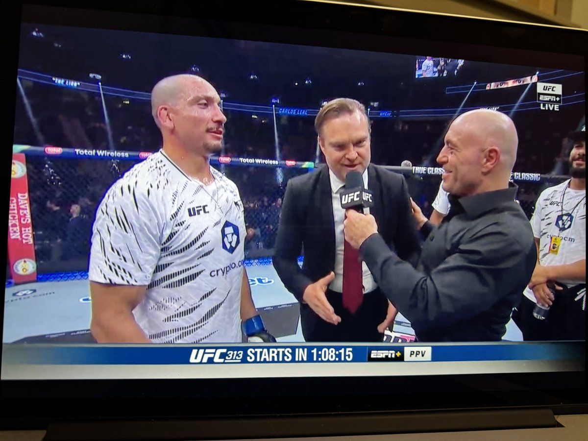 Absolutely GOAT’ed in the #translate game! Thankful to have this guy in the <a href="/ufc/">UFC</a> squad! Thank you for your service, sir. 🫡 

#UFC313