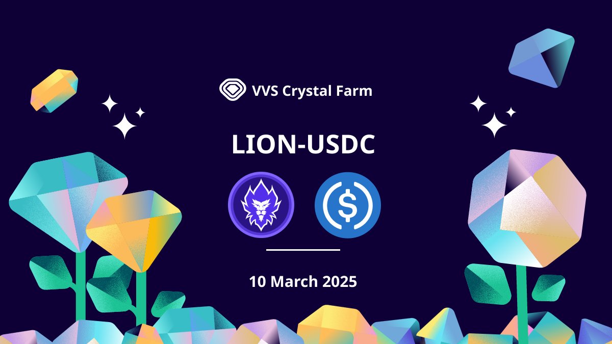 VVS-Finance (@vvs_finance) on Twitter photo ๐ How are you enjoining this Sunday #CROFam and <a href="/LoadedLions_CDC/">Loaded Lions</a> squad? ๐ฆ
#LoadLions #DarkLions are on a roll as LION-USDC V2 Reward Farm is incoming! ๐๐
๐ฏ Target to kick off emissions: Monday March 10, 2025, 9:00:00 UTC
#VVSFinance #DeFi #YieldFarming #Cronos #EVM ๐ How are you enjoining this Sunday #CROFam and <a href="/LoadedLions_CDC/">Loaded Lions</a> squad? ๐ฆ
#LoadLions #DarkLions are on a roll as LION-USDC V2 Reward Farm is incoming! ๐๐
๐ฏ Target to kick off emissions: Monday March 10, 2025, 9:00:00 UTC
#VVSFinance #DeFi #YieldFarming #Cronos #EVM