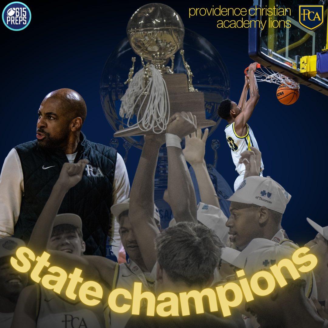 615 Preps (@615preps) on Twitter photo Dominant from the first game of the season to today, this season ended with PCA raising gold instead of silver.
Congrats to <a href="/PCA_MBB/">PCA Men's Basketball</a> for their first ever state title run. Dominant from the first game of the season to today, this season ended with PCA raising gold instead of silver.
Congrats to <a href="/PCA_MBB/">PCA Men's Basketball</a> for their first ever state title run.