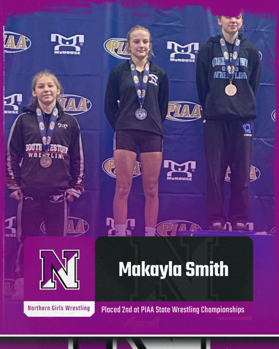 Congratulations to Makayla! We are proud of you!