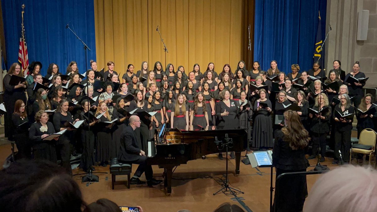 RockRidgeHigh's tweet photo. Huge honor today for the RRHS Chorus program performing at the George Washington Masonic Temple with the Alexandria Choral Society for International Women’s Day and receiving the $1,000 for being the Sing Off Grant recipient. https://t.co/FbNa4bIYCO