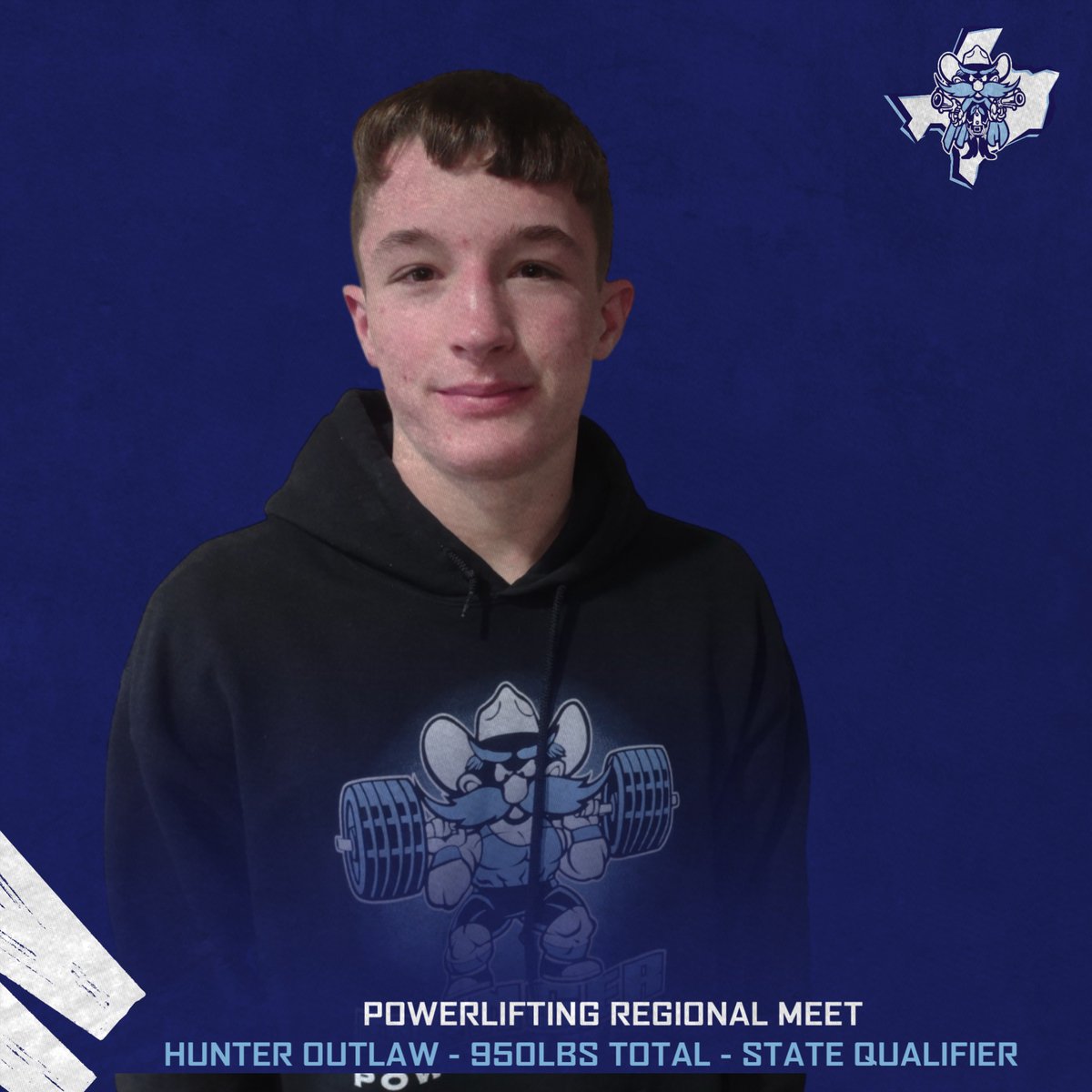 GreenwoodAth's tweet photo. Hunter Outlaw put up a massive 950-pound total at the Regional Powerlifting Meet—an official state qualifying total! Incredible work, Hunter! https://t.co/Eimi8faish
