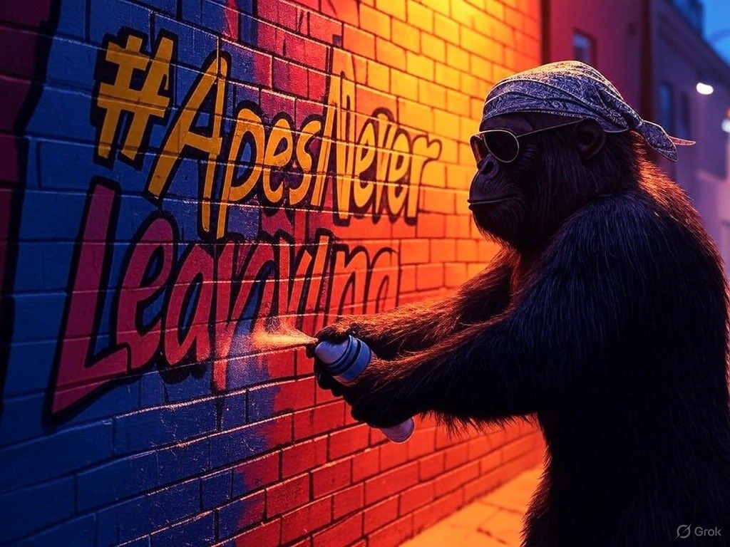 #ApesNeverLeaving