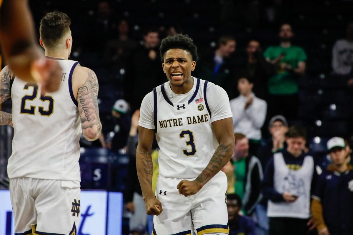 Jena Stopczynski (@jenstoptv) on Twitter photo Absolute scenes in tonight’s 4OT win against Cal. Burton dropped 43! Only stopped because he fouled out. Heck of a senior night for Allocco and JR making big contributions as well. ☘️ <a href="/NDmbb/">Notre Dame Men's Basketball</a> Absolute scenes in tonight’s 4OT win against Cal. Burton dropped 43! Only stopped because he fouled out. Heck of a senior night for Allocco and JR making big contributions as well. ☘️ <a href="/NDmbb/">Notre Dame Men's Basketball</a>