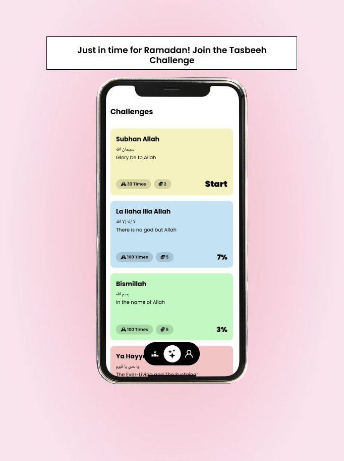 I’m launching Tasbeeh Challenge on Product Hunt tomorrow at 9 AM! 🌙

Check it out on Product Hunt tomorrow: Tasbeeh Challenge on Product Hunt