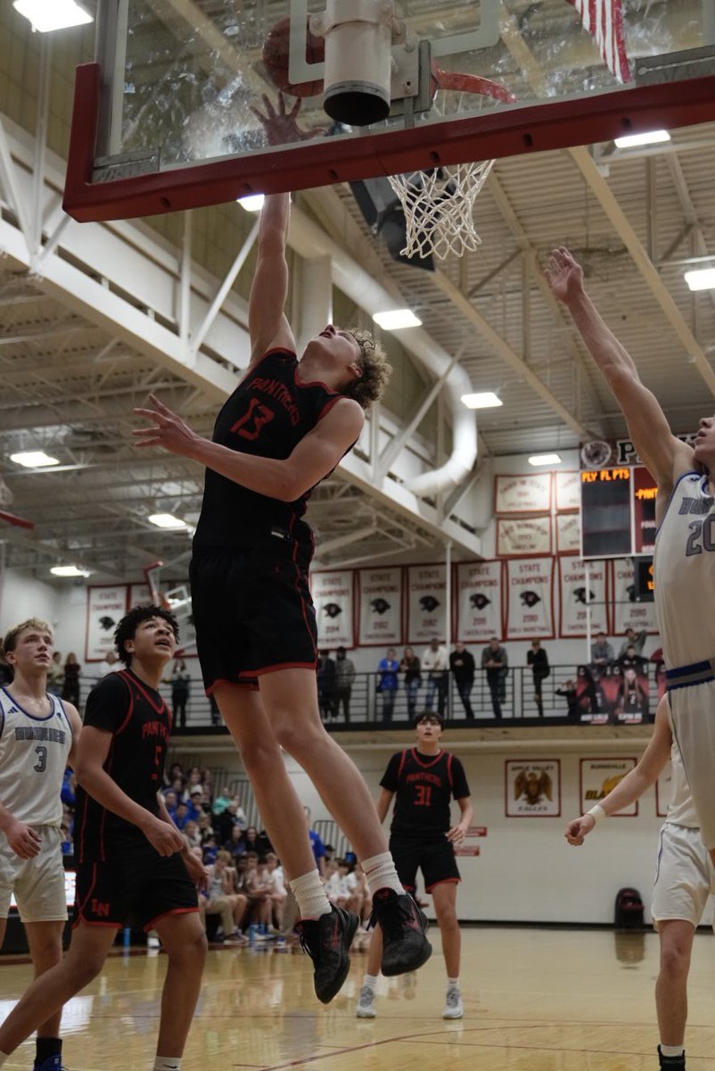 Panthers roll past Owatonna in the sectional semi-final!  @LNHoopsOx  <a href="/LNHS_Panthers/">Lakeville North High School</a>