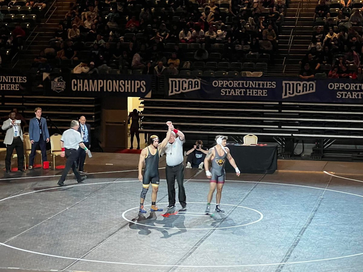 FortHaysTechNW's tweet image. Yessir!!!!! Lazaro Crespo at 184 for the third NJCAA National Championship title for Fort Hays Tech Northwest of the night!!! 

#RespectTheTech