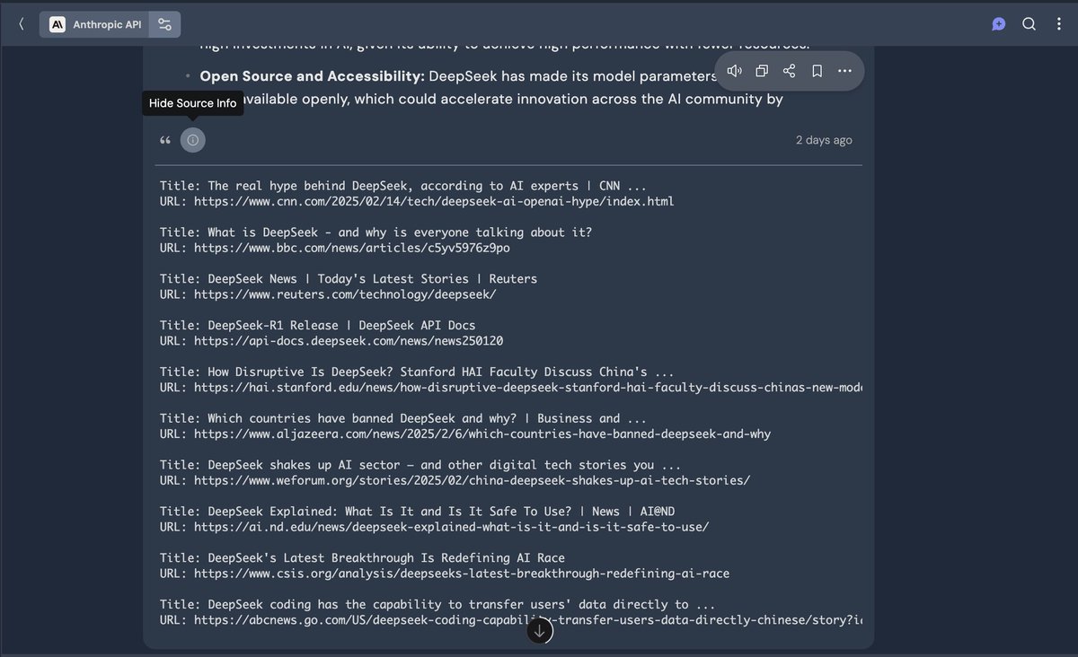 viinyxai's tweet photo. With Viinyx AI you will be able to view the source URLs used for generating responses.

#ArtificialInteligence #research #rag https://t.co/S3kEUPAJTo