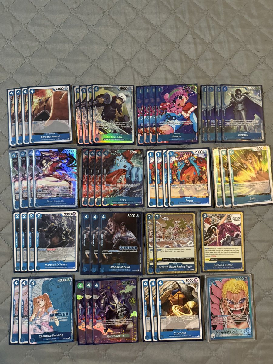 🏆 One Piece Day Regional (08-MAR-25)
Champion: Doflamingo 

1. Doffy 🟢
2. Lucci 🟢
3. Doffy 🟢
4. Foxxy💀 🟢
5. Doffy 🟢 
6. Bonney 🟢
7. Doffy 🟢
8. Doffy 🟢 <a href="/rexkater/">SN Rex</a> 
9. Bonney 🟢