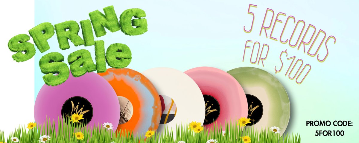 FIVE Vinyl Records for $100
SPRING SALE!

mellomusicgroup.com/collections/vi…
USE CODE: 5for100

<a href="/ODDISEE/">ODDISEE</a>  • Open Mike Eagle  • <a href="/QuelleChris/">Quelle Christopher</a>  • Apollo Brown  •  <a href="/mynameisJabee/">Jabee</a>  • Pete Rock  •  <a href="/BlvckSpvdemusic/">V Money</a> • <a href="/UltraMan7000/">Kool Keith</a>  • Homeboy Sandman • <a href="/marvwon/">The Finish Line.</a>  Stalley • <a href="/Cashlansky/">Cash Lansky</a> •