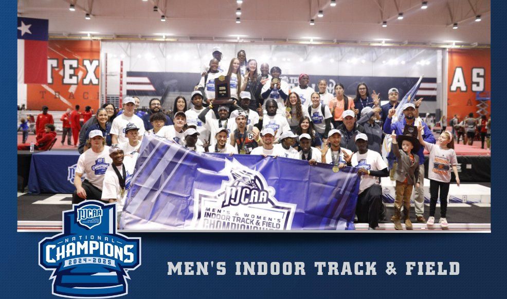 ⭐️ South Plains wins the 2025 #NJCAATF Men's Indoor National Championship after scoring 199.5 points as a team.

Full Recap | njcaa.org/sports/mtrack/…