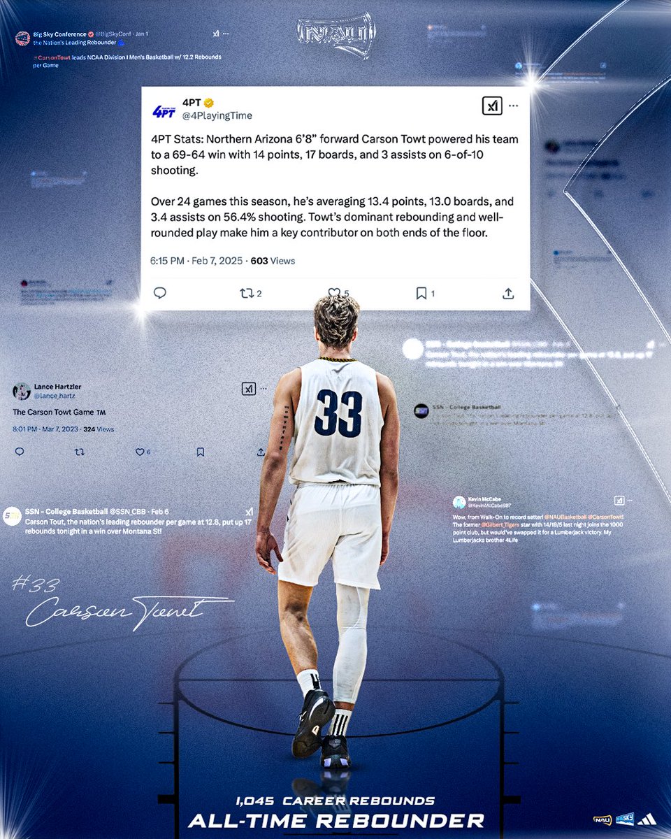 Keep it goin’ @carsontowt 🗣️

#RaiseTheFlag | #BigSkyMBB