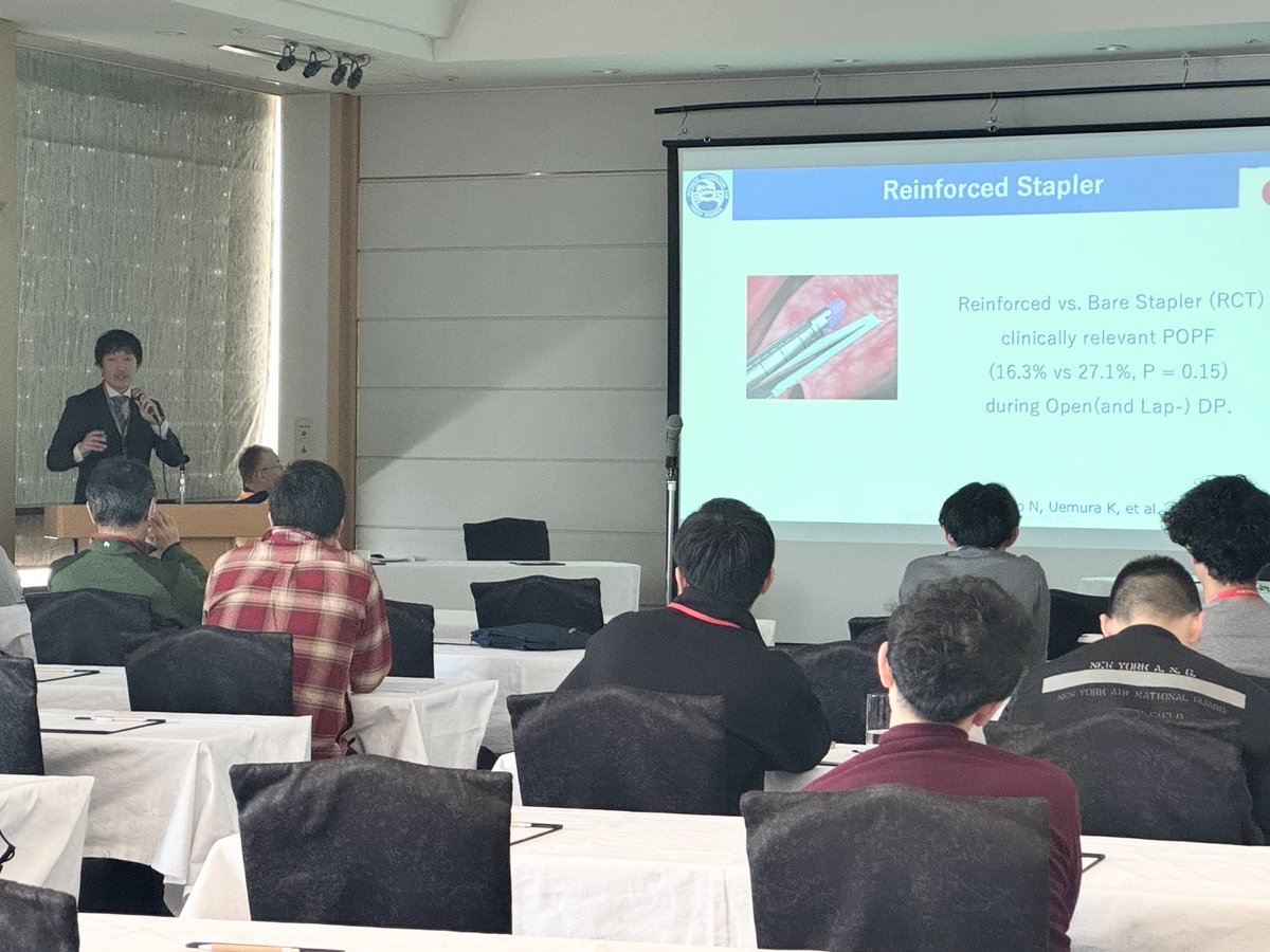 Atsushi Oba (@obaatsushi) on Twitter photo It’s great honor to present our ongoing RCT, ⚔️WRAP study ⚔️ to evaluate the usefulness of the PGA sheet and the fibrin glue for MIS-pancreatectomy. Recruitment is going very well 🙏🙏🙏
HPB Winter Meeting in Hokkaido
2025 <a href="/kimitam/">Kimitaka Tanaka</a> <a href="/AsifHalimi/">Asif Halimi</a> It’s great honor to present our ongoing RCT, ⚔️WRAP study ⚔️ to evaluate the usefulness of the PGA sheet and the fibrin glue for MIS-pancreatectomy. Recruitment is going very well 🙏🙏🙏
HPB Winter Meeting in Hokkaido
2025 <a href="/kimitam/">Kimitaka Tanaka</a> <a href="/AsifHalimi/">Asif Halimi</a>