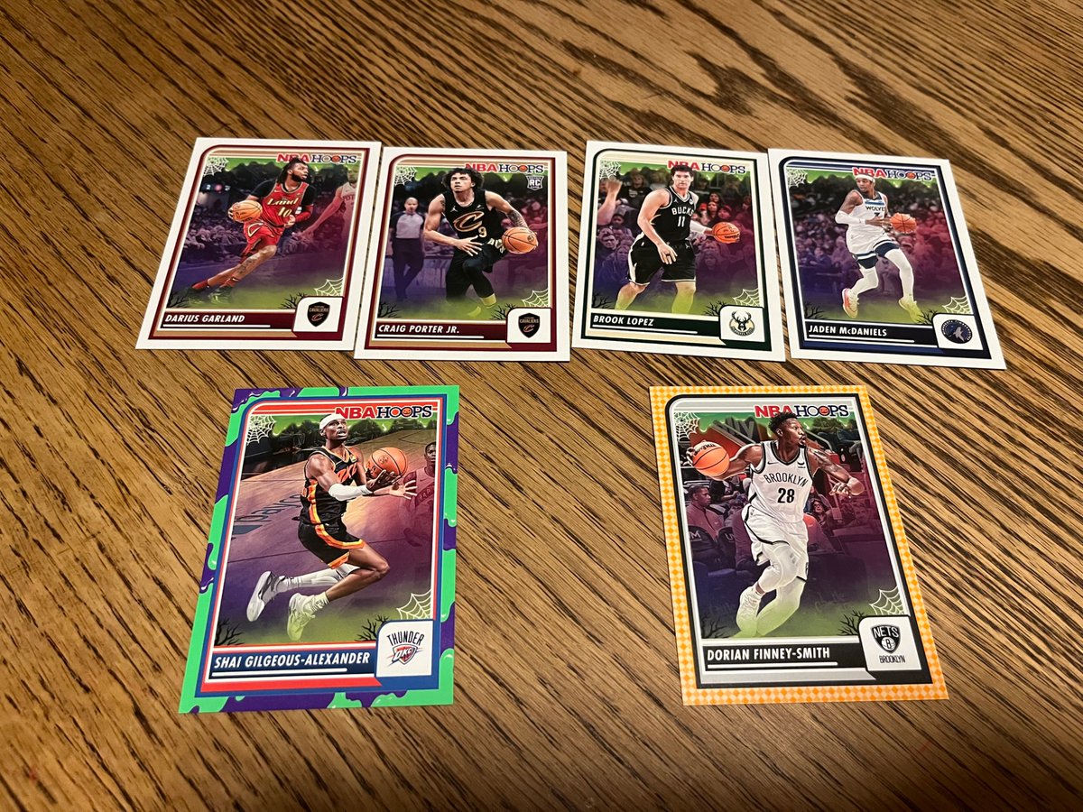 Pack of the day 3-8-25

‘23-‘24 Panini Haunted Hoops 

Pretty sweet Shai