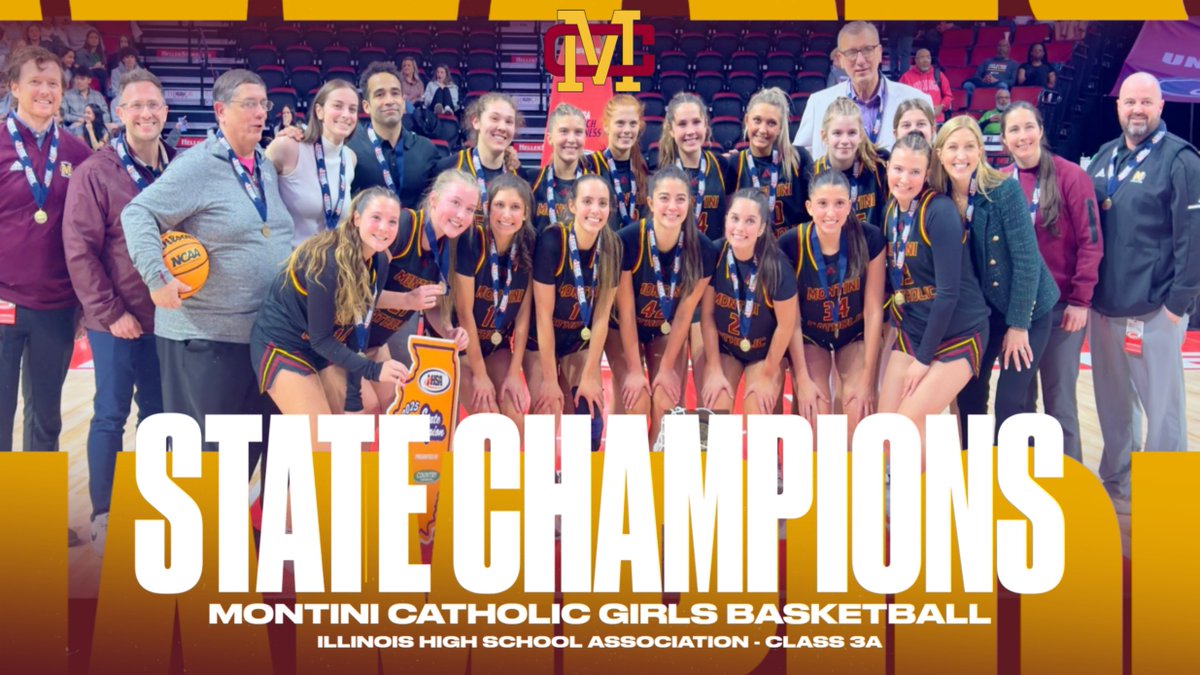 Montini Catholic Athletics (@montini_ad) on Twitter photo For the 5th time in school history, our Girls Basketball team has captured the IHSA State Championship! A tremendous example of what happens when you commit to a goal, work tirelessly towards it & believe in each other! Congrats to Coach Spanos and our players! #WeAreMontini For the 5th time in school history, our Girls Basketball team has captured the IHSA State Championship! A tremendous example of what happens when you commit to a goal, work tirelessly towards it & believe in each other! Congrats to Coach Spanos and our players! #WeAreMontini