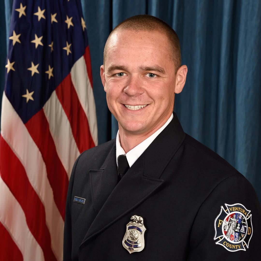 The LAFD sends our deep and sincere condolences to the men and women of the Ventura County Fire Department as they grieve the loss of Engineer Thomas “Tommy” James Daniel Minadeo. 

Repost from <a href="/VCFD/">Ventura County Fire</a> 
•
With deep sorrow, the Ventura County Fire Department announces the line of